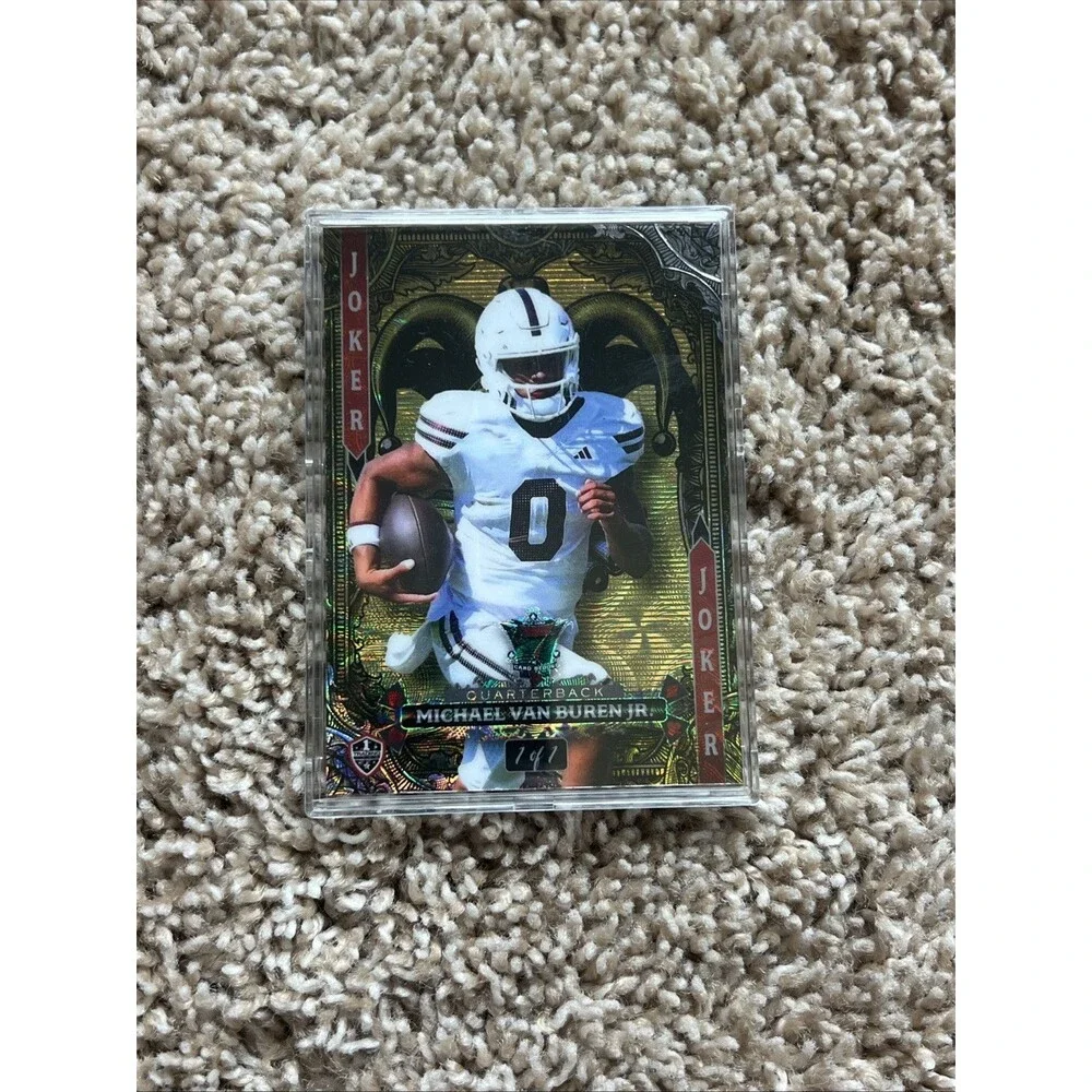 Michael Van Buren Jr. 1/1 Joker 2024 Wild Card 7 Card Studs 1st Trading Card